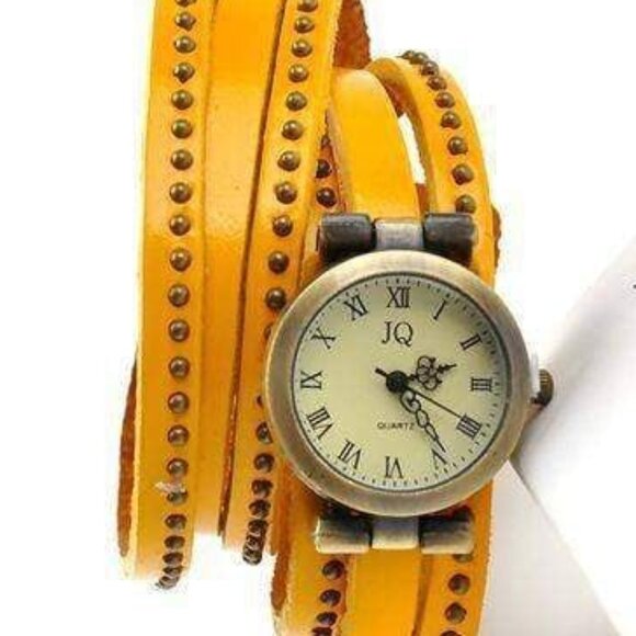 Genuine Leather Quartz Watch/Artisan made strap - Picture 2 of 2